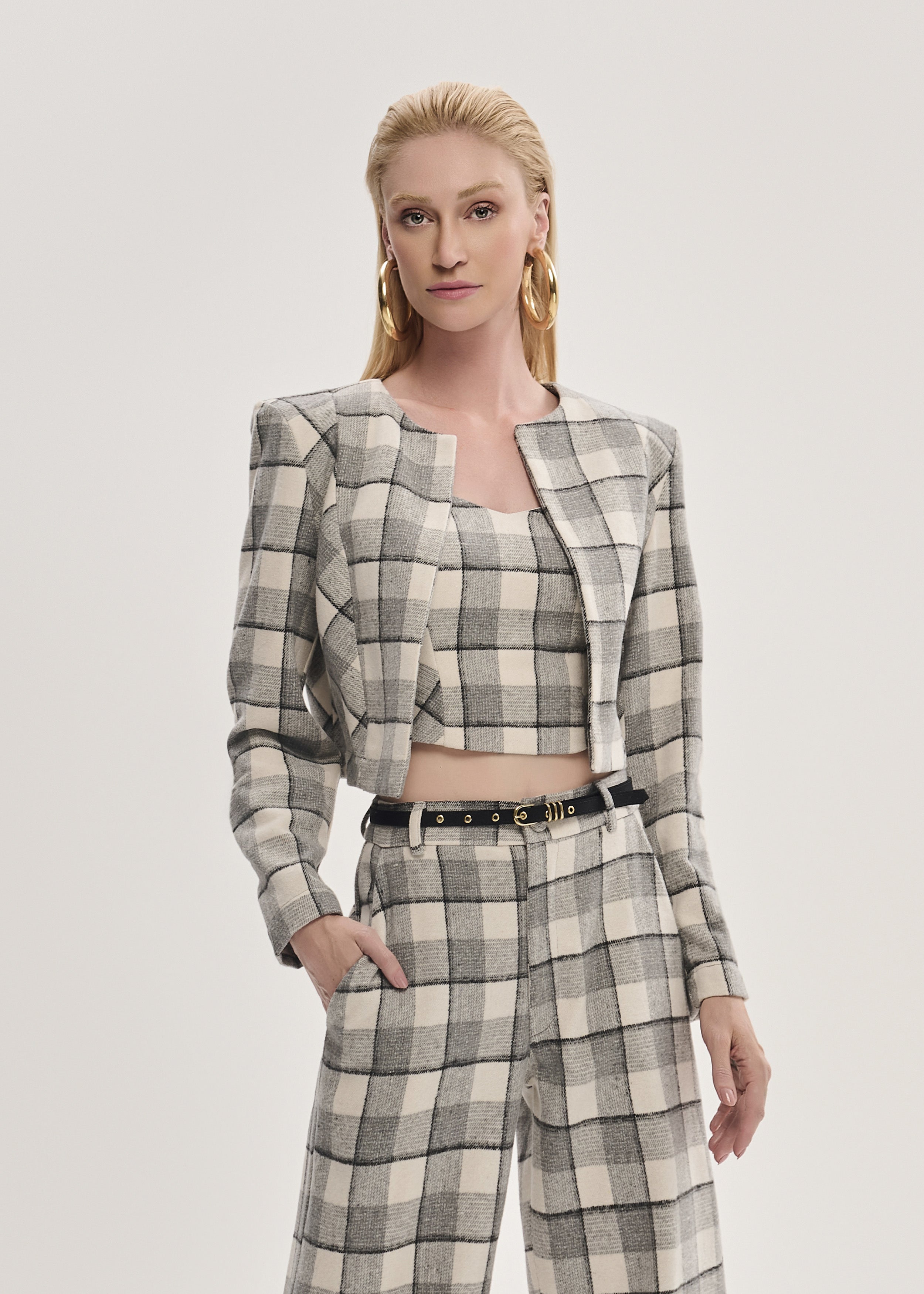 Spencer Cropped Xadrez