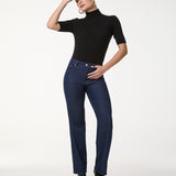 Calça Reta Jeans Essencial Deep Blue