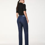 Calça Reta Jeans Essencial Deep Blue