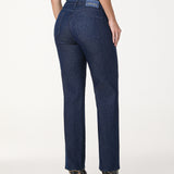 Calça Reta Jeans Essencial Deep Blue