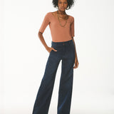 Calça Pantalona Jeans Premium Essencial