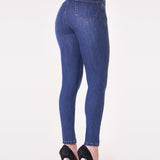 Calça Jeans Skinny Lavanderia Média