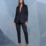 Calça Jeans Skinny Cargo