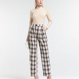 Calça Corte Reto Xadrez