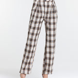 Calça Corte Reto Xadrez