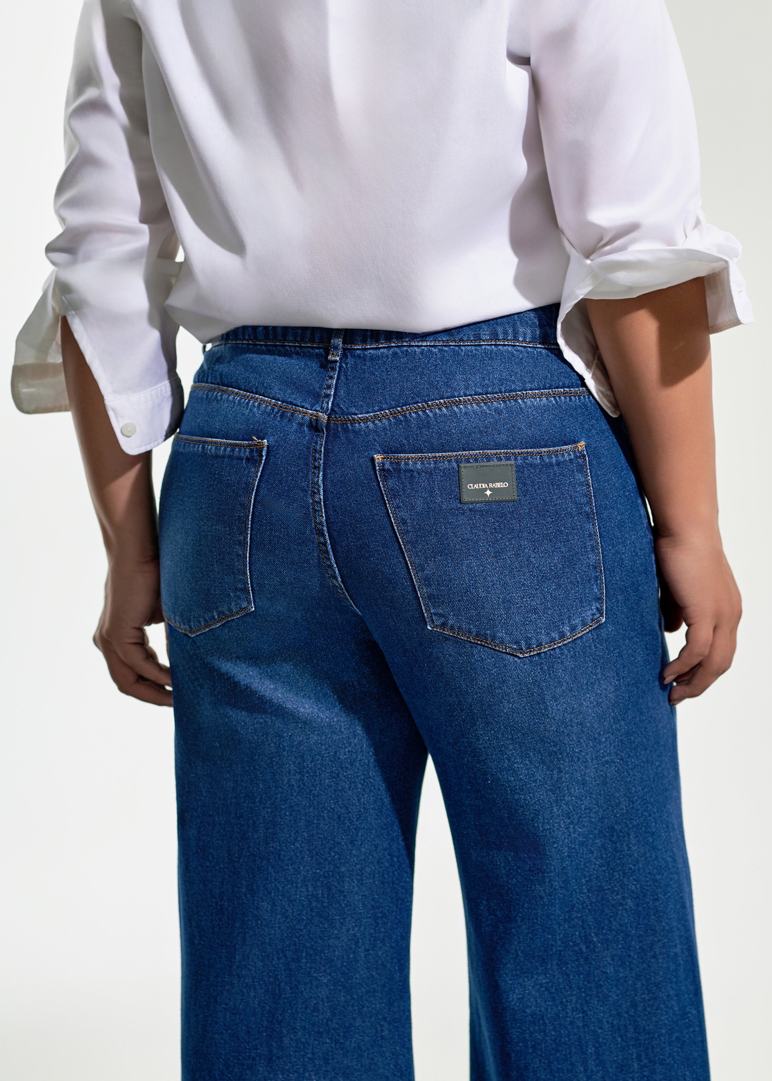 Calça Jeans Pantalona CR+