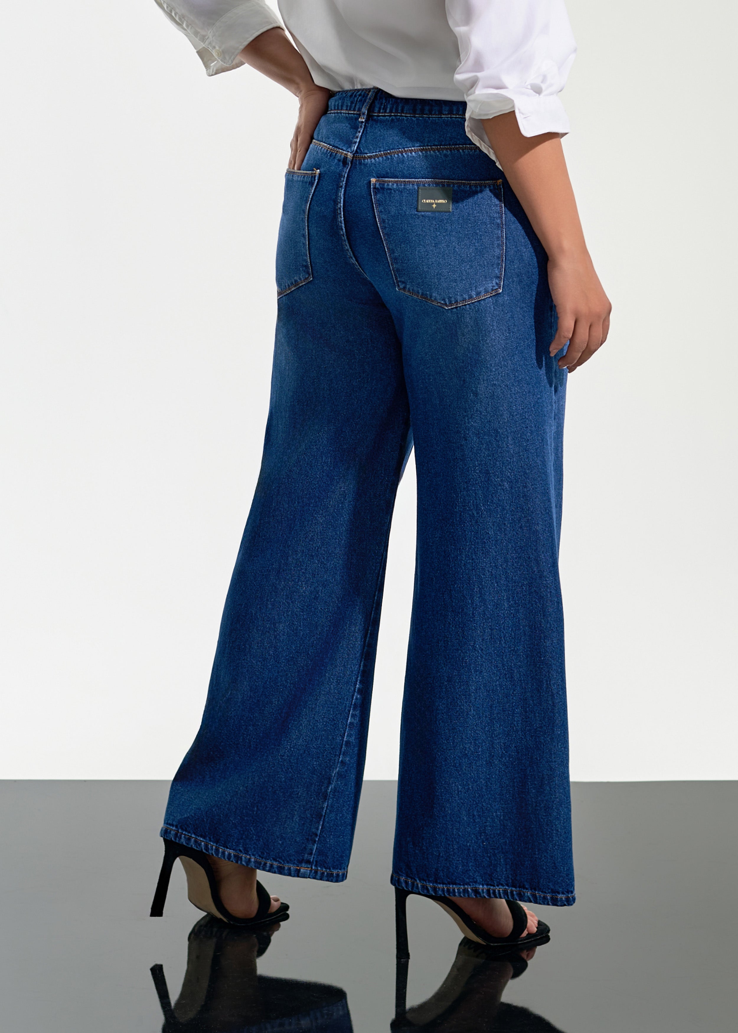 Calça Jeans Pantalona CR+