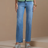 Calça Jeans Reta Clássica