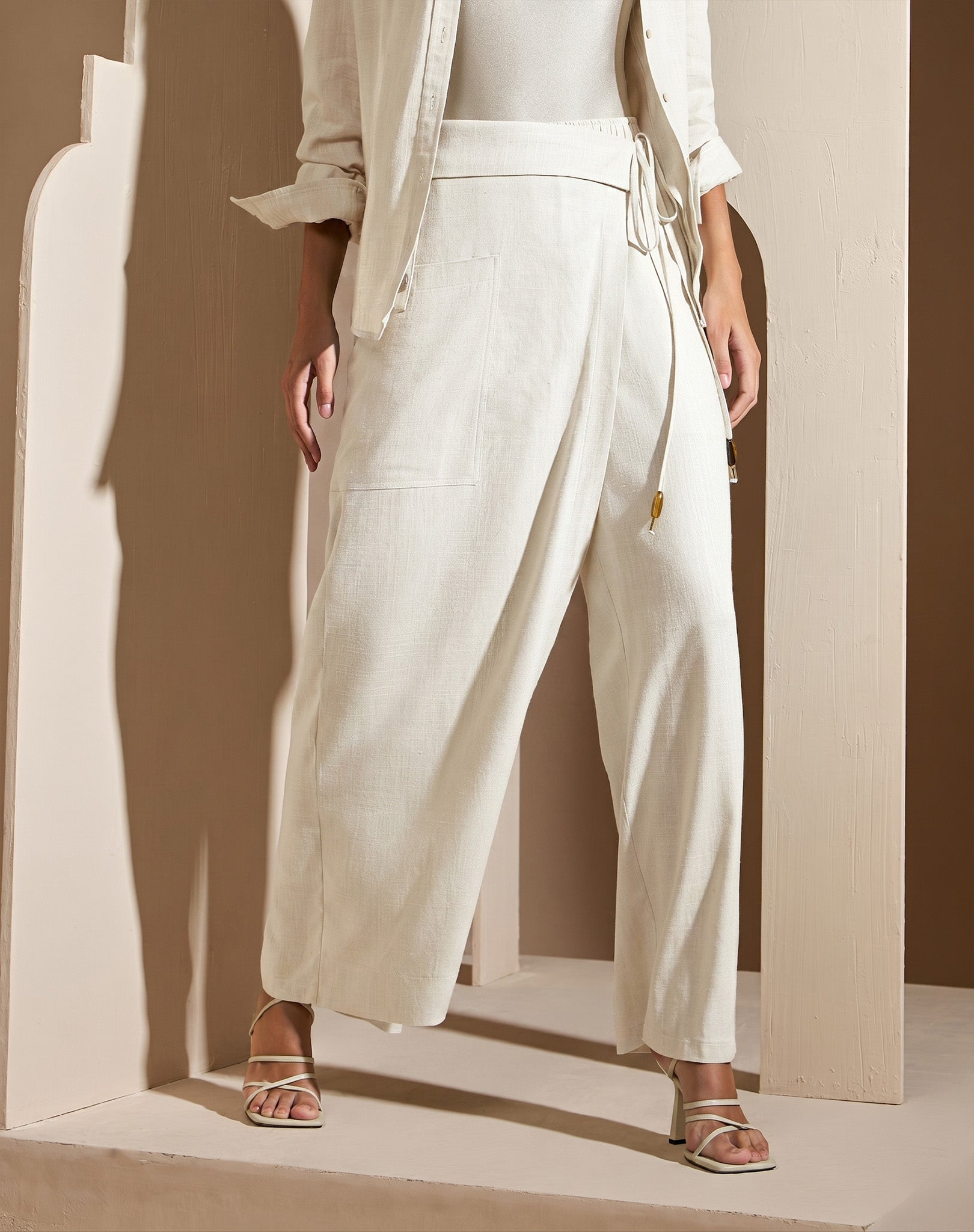 Calça Pantalona Urban Wrap