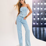 Calça Jeans Wide Leg