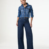 Calça Pantalona Jeans Premium