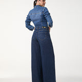 Calça Pantalona Jeans Premium