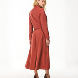 Calça Pantacourt Midi Estilo Saia