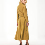 Calça Pantacourt Midi Estilo Saia
