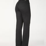 Calça Reta Jeans Black Premium CR+