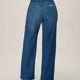Calca Wide Leg em Sarja Acetinada