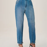 Calça Jeans Slouchy Lavagem Stone médio