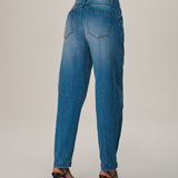 Calça Jeans Slouchy Lavagem Stone médio