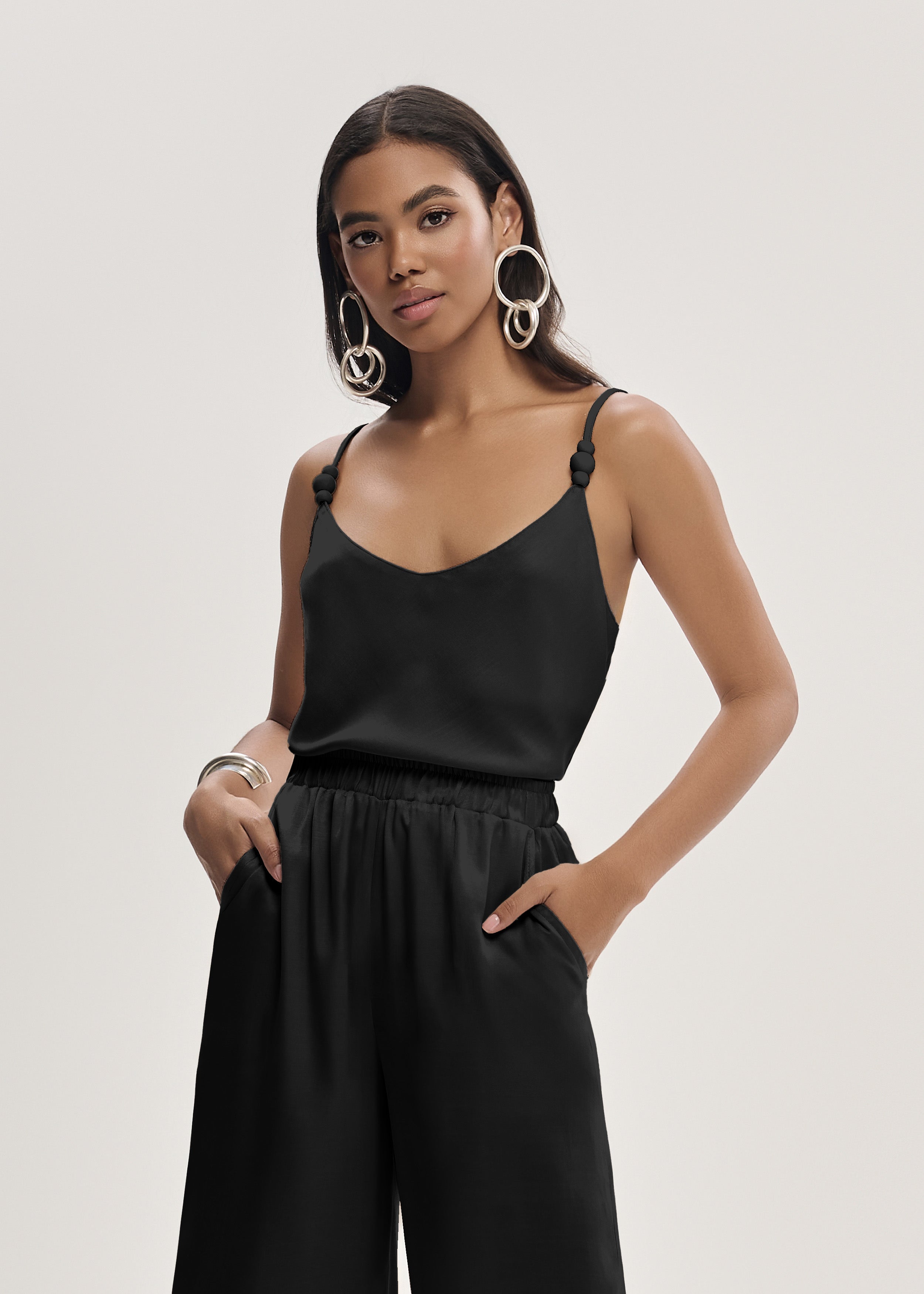 Regata com Detalhe na Alça Off White