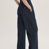 Macacão Jeans Wide Leg