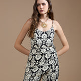 Regata Alças Finas Estampa Arabescos