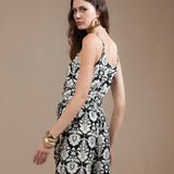 Regata Alças Finas Estampa Arabescos