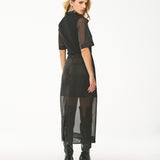 Saia Midi em Organza