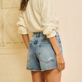 Short Jeans Slim Lavagem Diamante