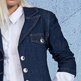 Spencer Jeans com Pesponto Caramelo