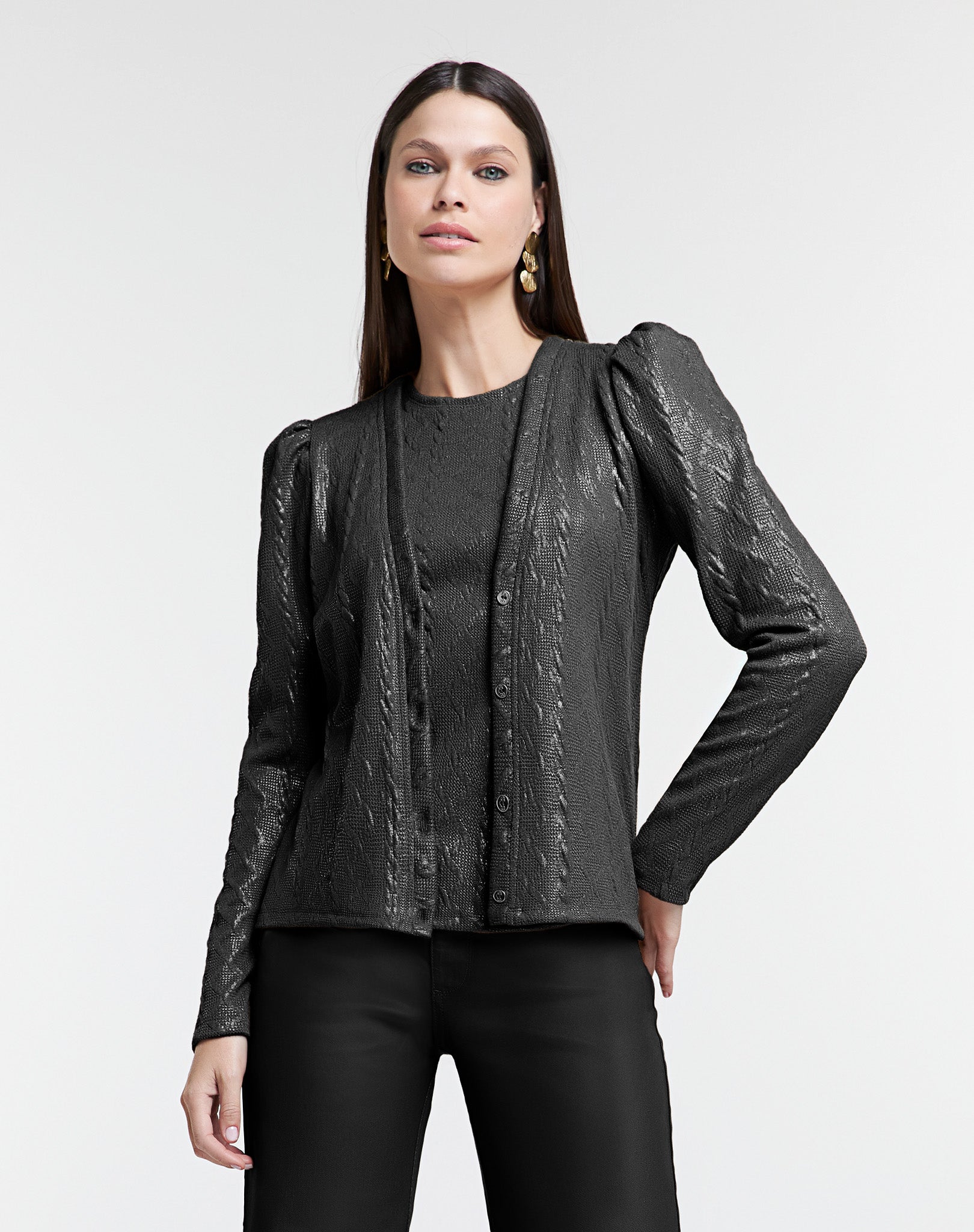 Twinset Texturizado com Brilho