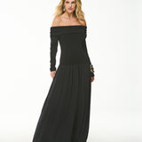 Vestido Longo Ombro a Ombro Essencial