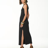 Vestido Midi Canelado Essencial
