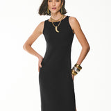 Vestido Midi Canelado Essencial
