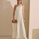 Vestido Longo Feminino Off-White