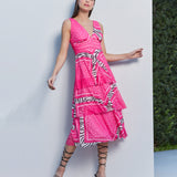 Vestido Camadas Mix Estampas