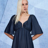 Vestido Longo Feminino Jeans