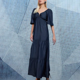 Vestido Longo Feminino Jeans
