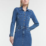 Vestido Midi Feminino Bara Desfiada