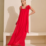 Vestido Maxi com Faixa