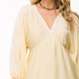 Vestido Longo com Bordado Richelieu