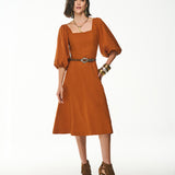 Vestido Midi Romântico