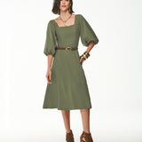 Vestido Midi Romântico