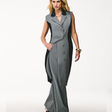 Vestido Alfaiataria Bicolor