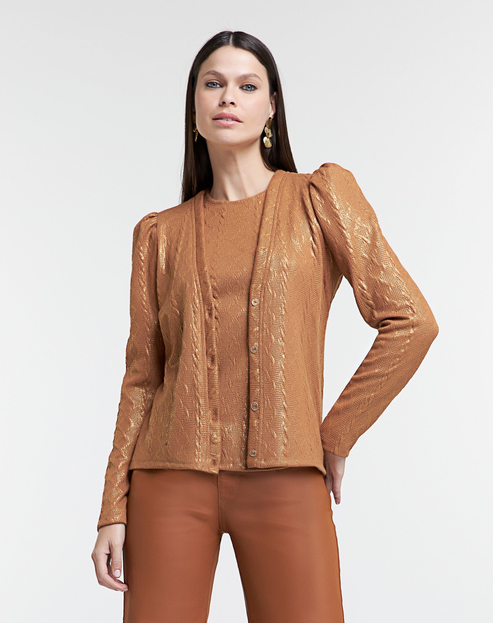 Twinset Texturizado com Brilho