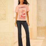 Calça Jeans Flare de Alta Compressão