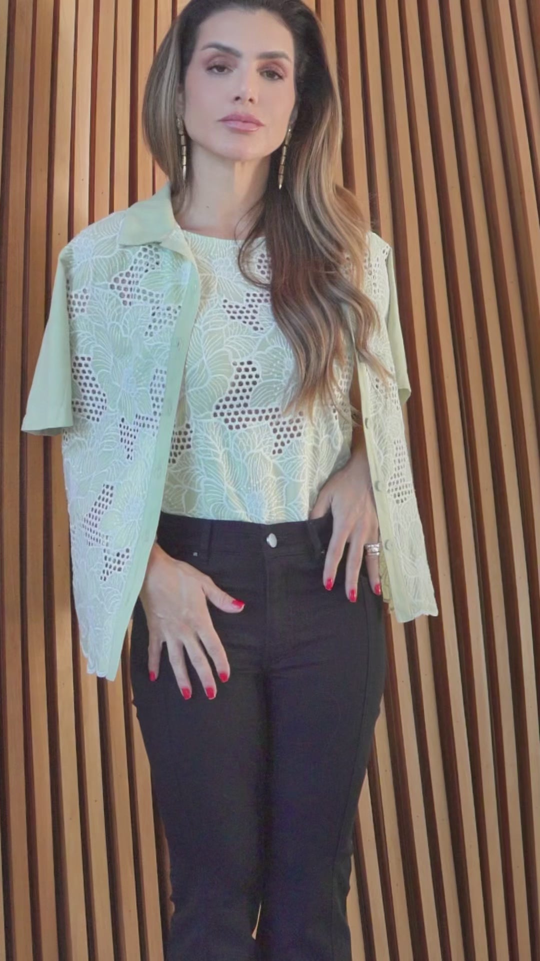 Calça Flare Preta CR+
