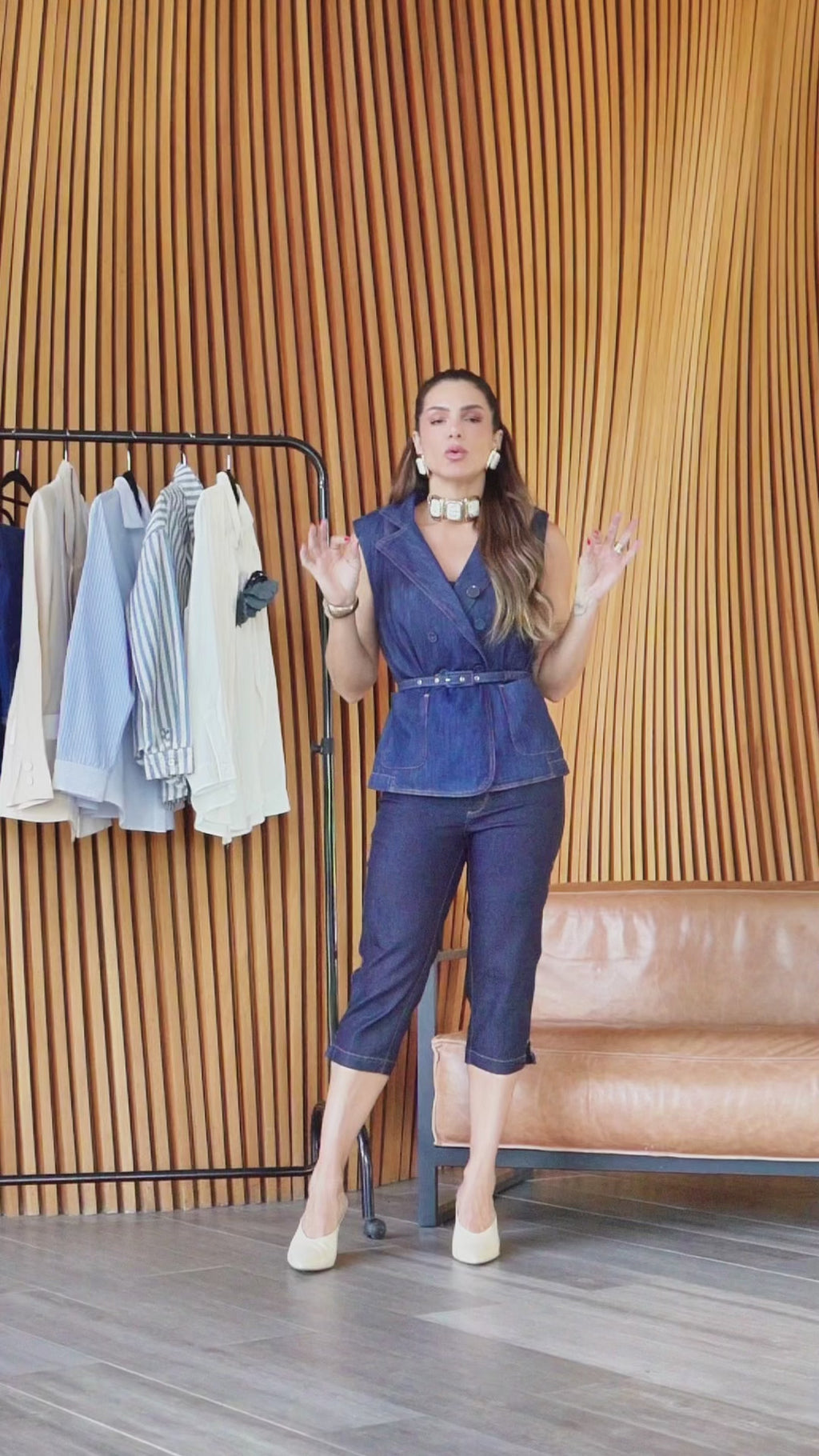 Calça Jeans Corsário CR+